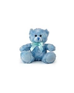 Blue Fluffy Bear - 6"