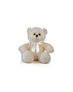 Cream Fluffy Bear - 6"