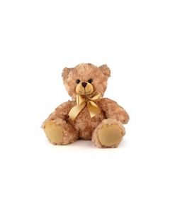 Beige Fluffy Bear - 9"