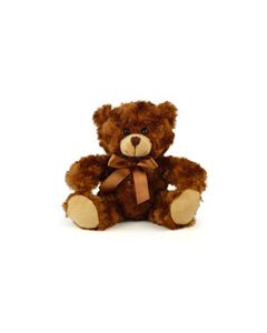 Chocolate Fluffy Bear - 9"