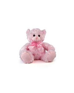 Pink Fluffy Bear - 9" 
