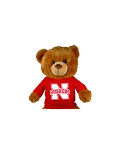 Nebraska Jersey Bear 18in