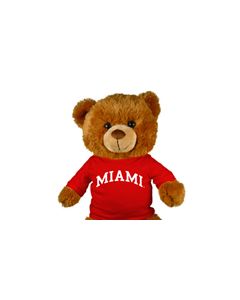 Miami of Ohio Jersey Bear 18in