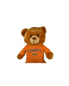 Oklahoma State Jersey Bear 18in