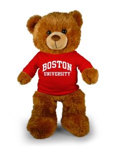 Boston University Jersey Bear 18"