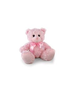 Pink Fluffy Bear - 11" 