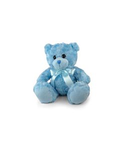 Blue Fluffy Bear - 11"