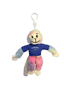 Tie-Dye Velcro Monkey Keychain