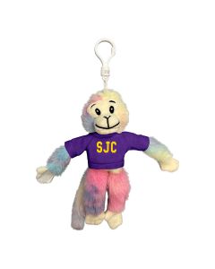 Tie-Dye Velcro Monkey Keychain