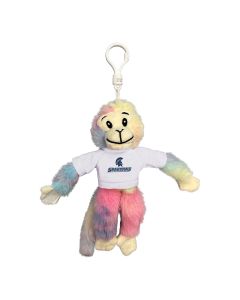Tie-Dye Velcro Monkey Keychain