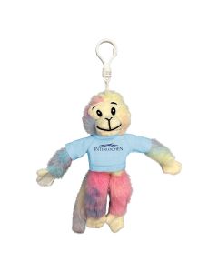 Tie-Dye Velcro Monkey Keychain