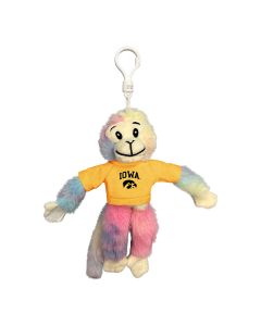 Tie-Dye Velcro Monkey Keychain