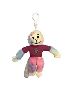 Tie-Dye Velcro Monkey Keychain