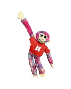 18" Tie-Dye Velcro Monkey
