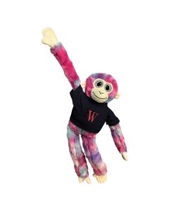 18" Tie-Dye Velcro Monkey