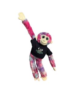 18" Tie-Dye Velcro Monkey