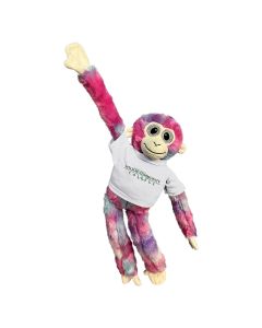 18" Tie-Dye Velcro Monkey