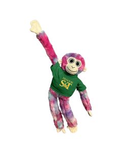 18" Tie-Dye Velcro Monkey