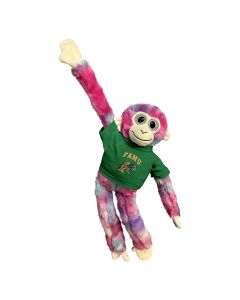 18" Tie-Dye Velcro Monkey