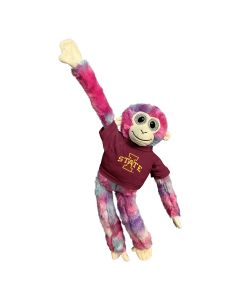 18" Tie-Dye Velcro Monkey
