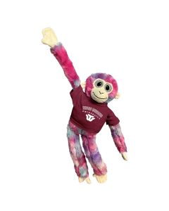 18" Tie-Dye Velcro Monkey