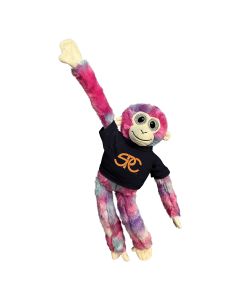 18" Tie-Dye Velcro Monkey