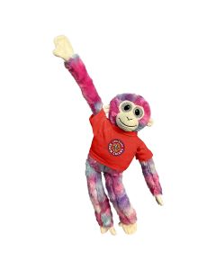 18" Tie-Dye Velcro Monkey