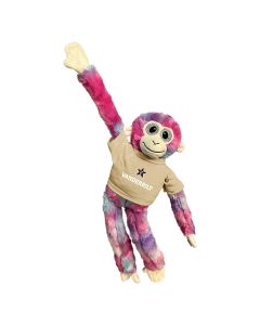 18" Tie-Dye Velcro Monkey
