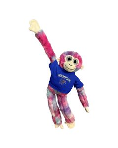 18" Tie-Dye Velcro Monkey
