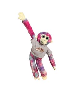 18" Tie-Dye Velcro Monkey