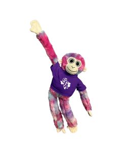 18" Tie-Dye Velcro Monkey