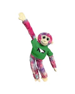 18" Tie-Dye Velcro Monkey