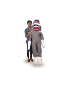 Life Size Sock Monkey, 6Ft.