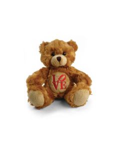 L.O.V.E Fluffy Bear 6in