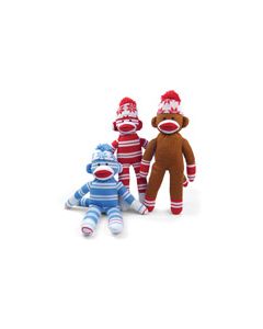 Christmas Sock Monkeys 8" (3 Asst)
