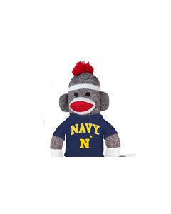 Naval Academy Sock Monkey 36in