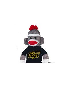 Wichita State Sock Monkey 36in