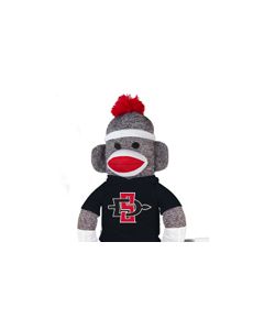 San Diego State Sock Monkey 36in