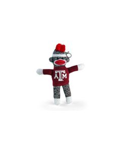 Texas A&M Sock Monkey Keychain