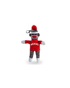 Miami of Ohio Sock Monkey Keychain