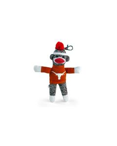 Texas Sock Monkey Keychain