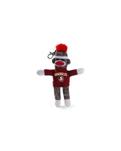 Florida State Sock Monkey Keychain