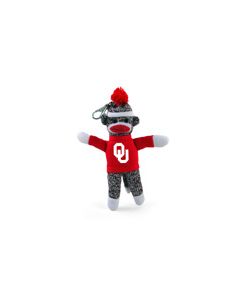Oklahoma Sock Monkey Keychain