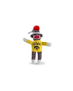 Iowa Sock Monkey Keychain