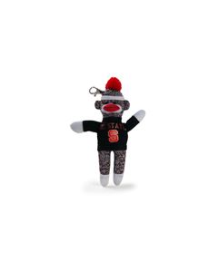 North Carolina State Sock Monkey Keychain