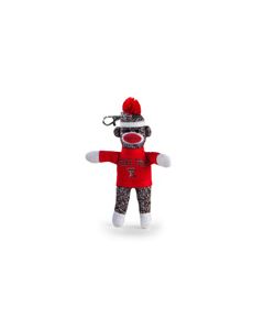 Texas Tech Sock Monkey Keychain