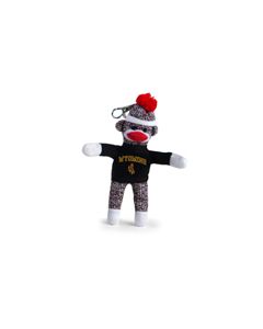 Wyoming Sock Monkey Keychain