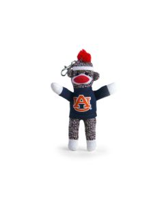 Auburn Sock Monkey - Keychain