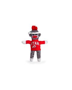 Utah Sock Monkey Keychain