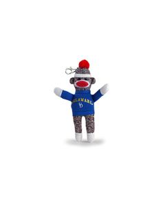 Delaware Sock Monkey Keychain